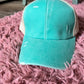 Distressed Criss Cross Hat