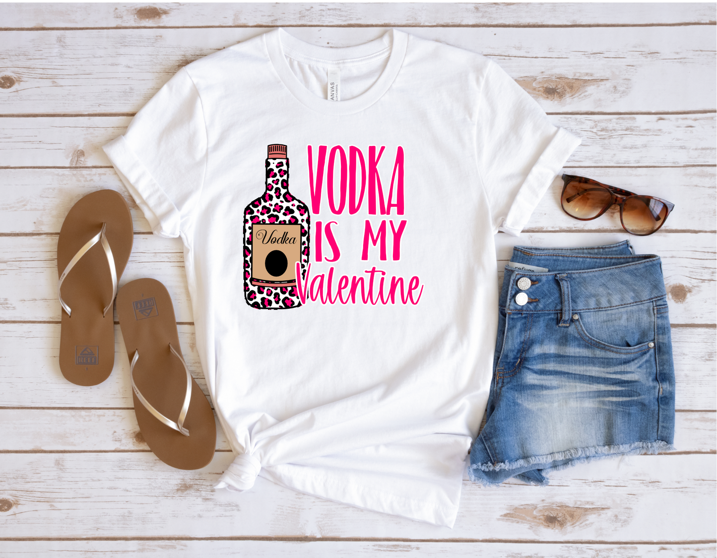 Vodka is My Valentine Sublimation Transfer